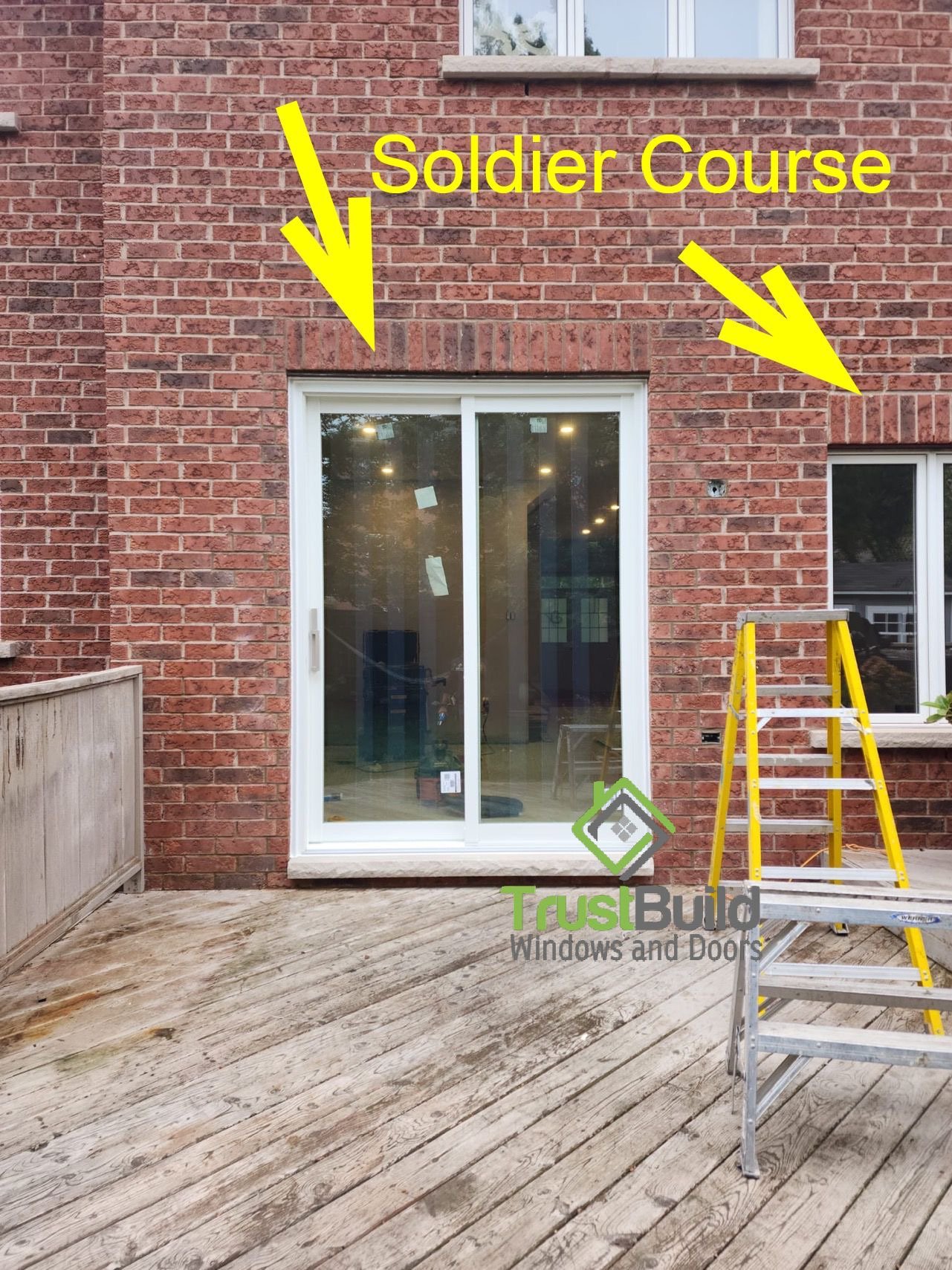 The lintel should have precise dimensions