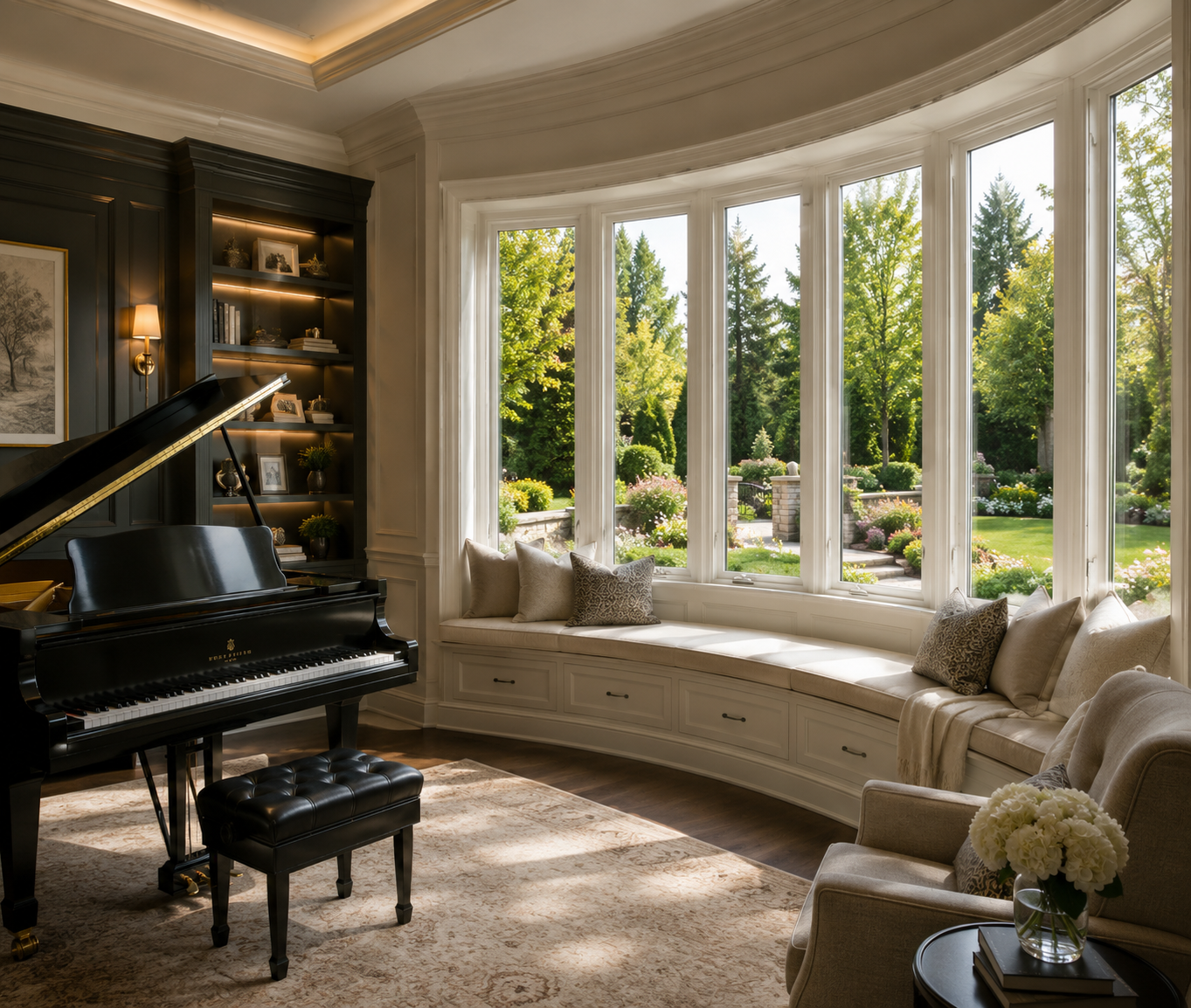 Bow window installed in an Ontario home