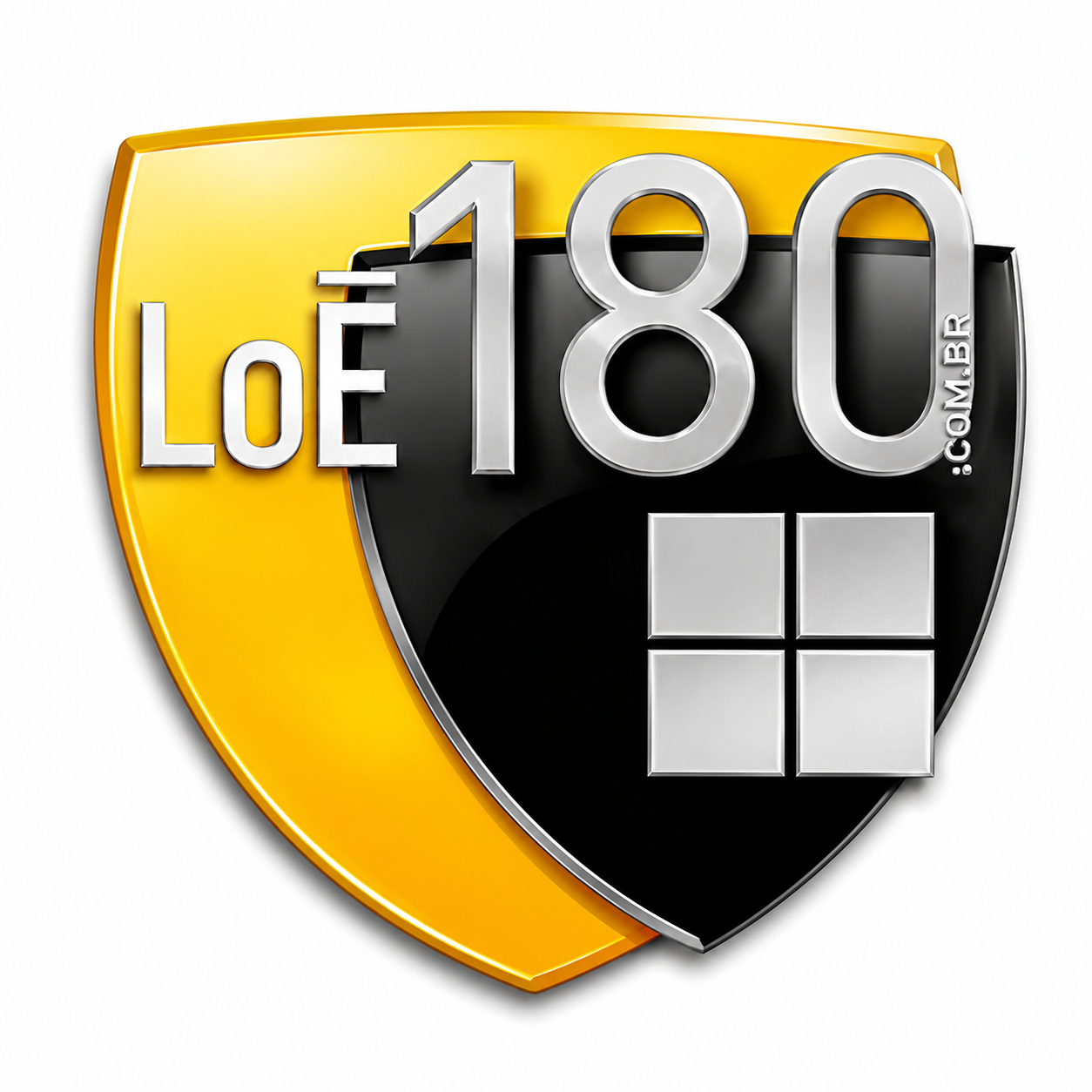 Cardinal LoĒ-180 glass coating shield badge