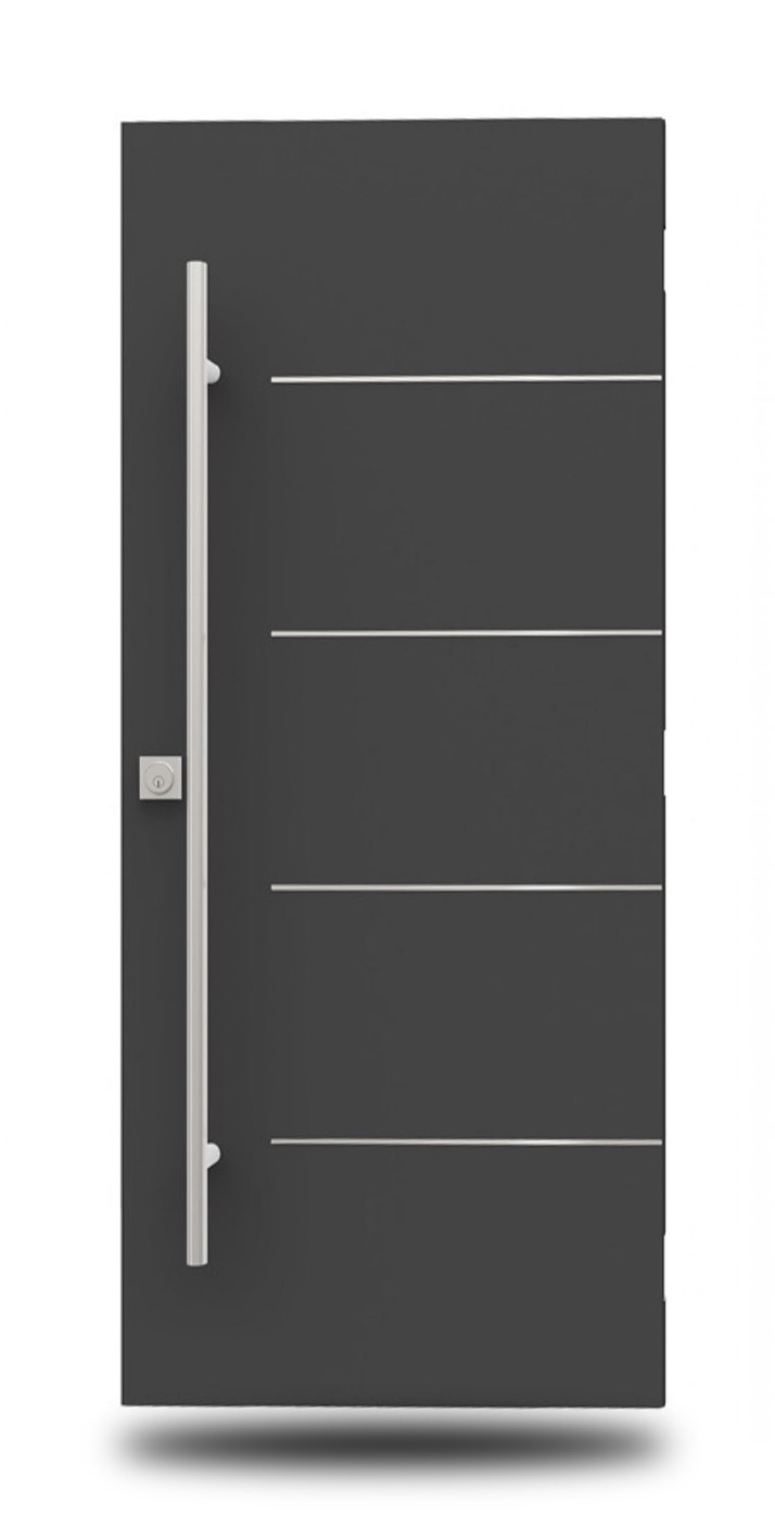 Steel door slab style options