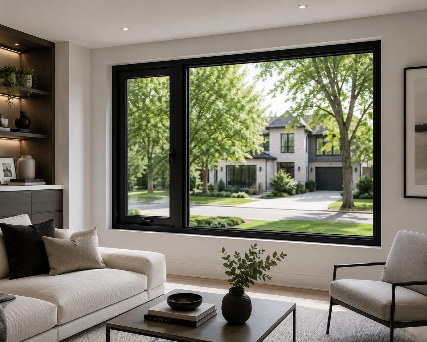 Energy-efficient casement windows installed in an Ontario home by Trust Build