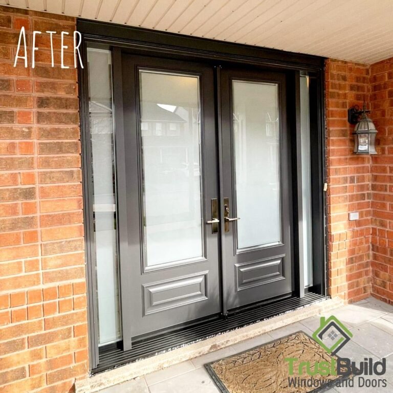 Double Door with 2 Sidelights