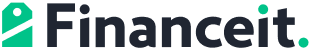 The Financeit logo, featuring a green price tag icon with a white diagonal stripe on the left and the word "Financeit" in bold dark gray text with a green dot over the final "i."