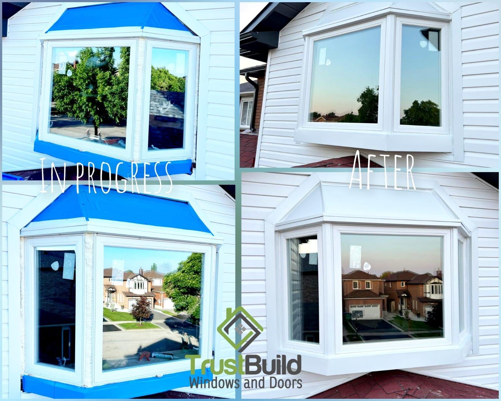 Window repair or replacement in Barrie - condensation and seal failure on residential window