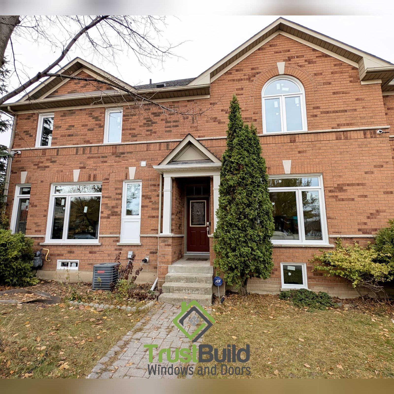 Energy efficient window replacement in Barrie residential neighborhood