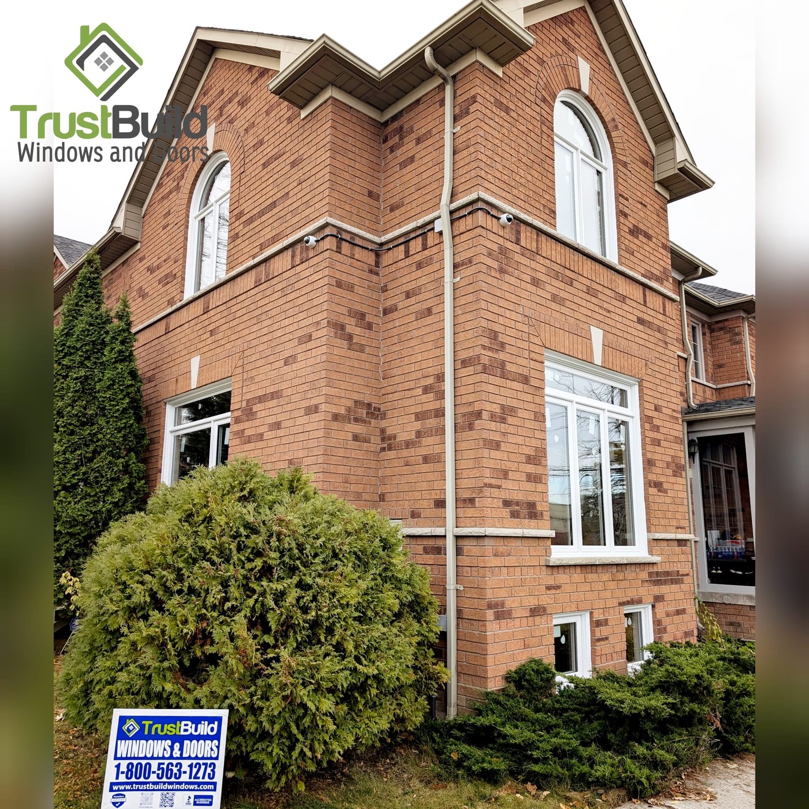 Fixed casement window installation in Ontario home