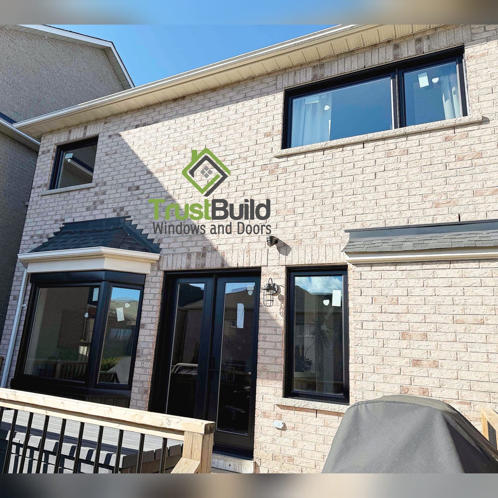 Completed bay window rebuild for Collingwood home by Trust Build Windows and Doors