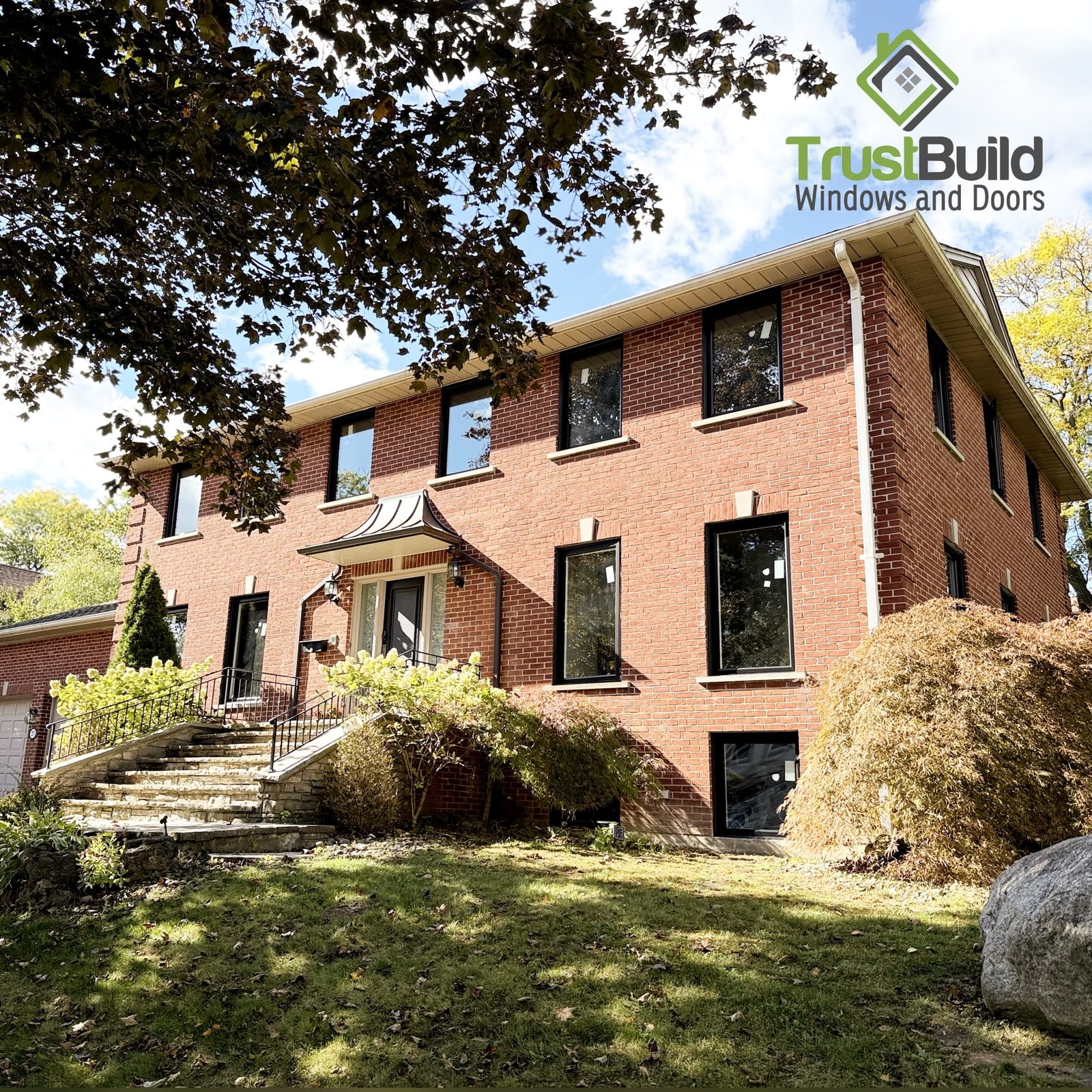 Energy efficient triple pane windows reducing heating costs in Barrie home