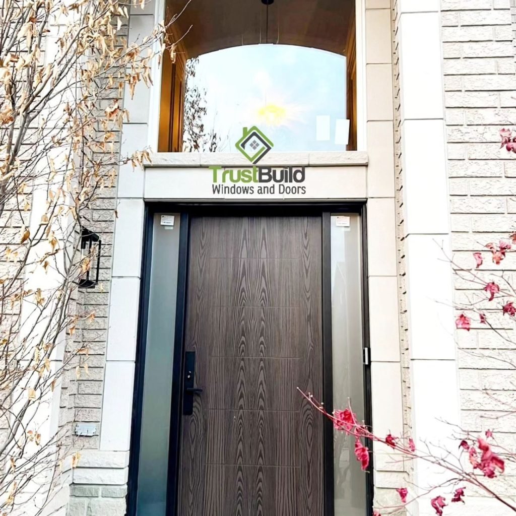 8 FT FIBERGLASS DOOR WITH 2 SIDELIGHTS